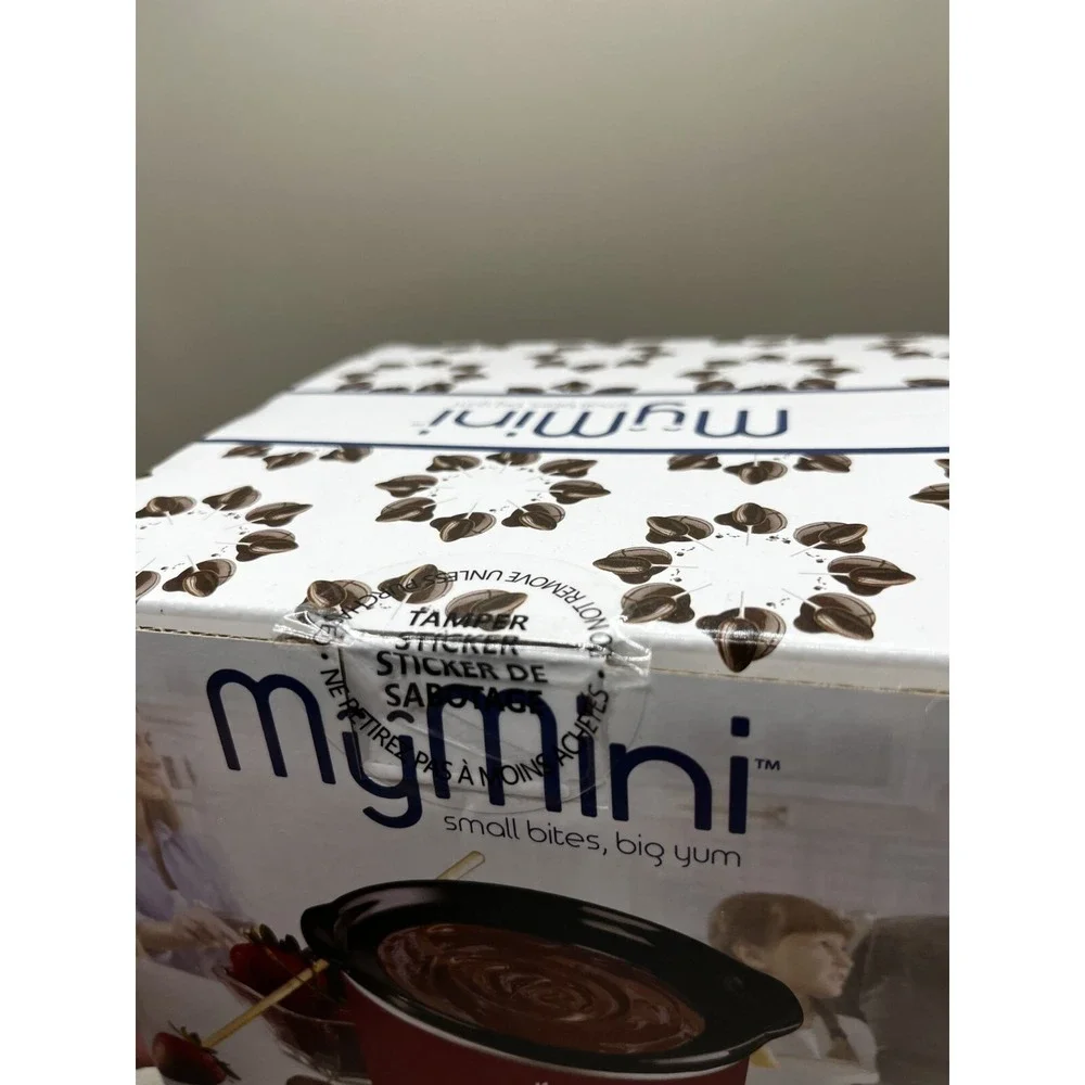 My Mini Chocolate Fondue Dipping Pot W/ Lid - 20 Oz - 4 Stainless Dip Forks